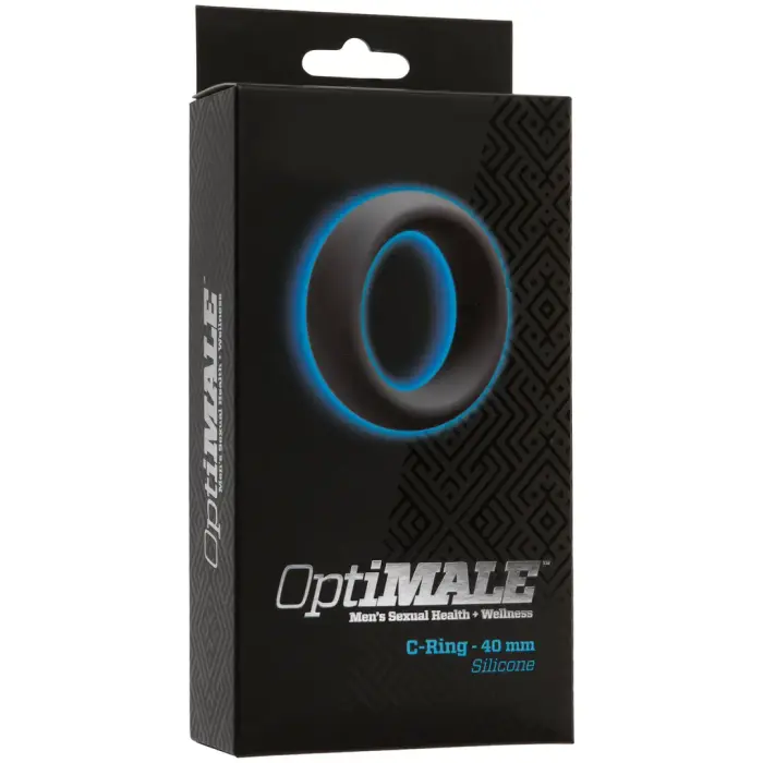 OptiMALE peenis võru – 4 cm (1.57″) – must