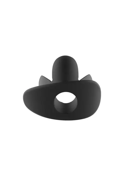 Išskleidžiamasis 4 krypčių analinis kištukas – 10 cm – Juodas Photo