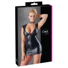 Wetlook kleita ar rāvējslēdzēju – melna – M — Foto 1