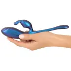 Sweet Smile Металлический гибкий двойной вибратор-пуля с Vibro-Bunny – 22.5 cm (8.9″) – разноцветный — Фото 9