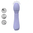 Mini elastīgs wand vibrators – violets — Foto 7