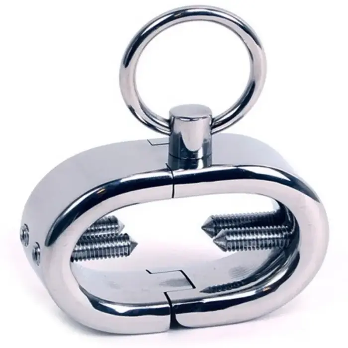 Metal Hard – oval steel ball ring with adjustable screws and O-ring – 44 mm