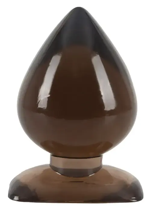 Anal Drops Big Plug – 13 cm – Juodas/Skaidrus – Multicolored Photo