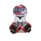 Leather Anklecuffs Red - 6,5 cm Photo