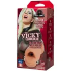 Doc Johnson Vicky Quickie Oral Sleeve – 15.2 cm (6″) – Transparent — Photo 4