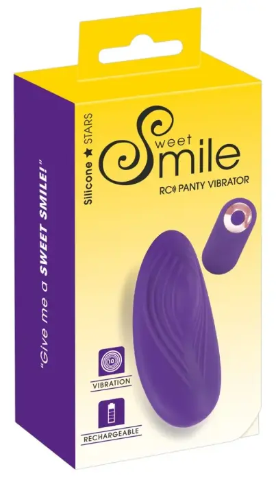 Sweet Smile вибратор для трусиков с пультом управления – 8.8 cm (3.5″) – розовый