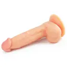 LoveToy The Ultra Soft Dude – reālistisks dildo – TPE – miesas krāsa – 20,3 cm — Foto 2