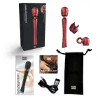 MAN.WAND EDGY VELVET wand masāžas vibrators – sarkans — Foto 2