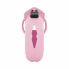 LOCKDOWN Chastity Cage Large Pink - Secure ABS System, Spacious Fit — Foto 8