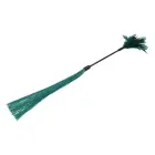 Indica Feather Tickler with Silicone Strips – Green — Photo 8