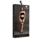 Ananke XII - Trijų dalių komplektas su chokeri, bandeau viršumi ir kelnaitėmis su kojinių laikikliais - Vienas dydis Photo