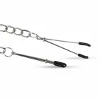 EasyToys reguliuojami spenelių pinceto spaustukai su metaline grandine – juodi — Nuotrauka 3