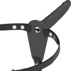 Fetish Submissive Silicone Strap-On System strap-on vibraator – 15 cm – must — Foto 1