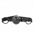 KINK Diamond Ball System 4.5 cm – Adjustable Silicone Gag, Black — Photo 1