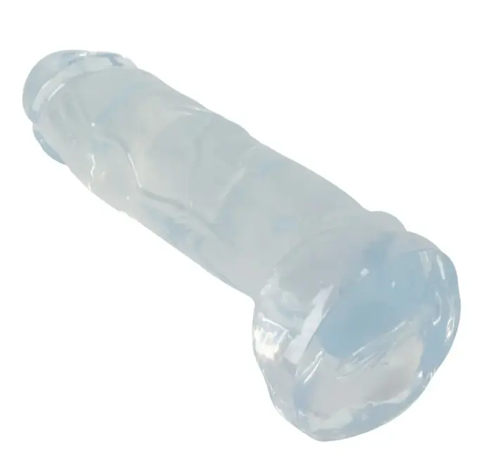 Kristāldzidrs liels dildo – 21.5 cm (8.5″) Foto 6