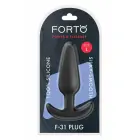 FORTO F-31 anālais spraudnis – L – Melns — Foto 1