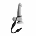 Evolved Novelties Plug & Tug Dual Stimulation Silicone System – 12.7 cm – Black — Photo 6
