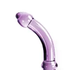 Stikla purpura izliekts dildo – 17.5 cm (7″) — Foto 2