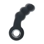 LEVELZ Beaded Silicone Intimate Massager with Loop – Black — Photo 5
