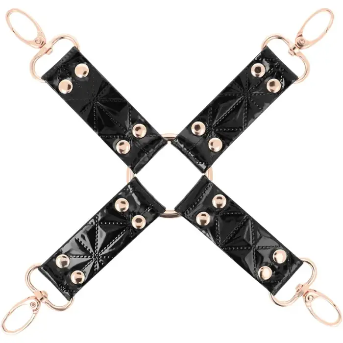 Begme Black Edition vegan-nahast hogtie köidikusüsteem – must