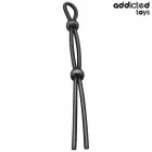 Addicted Toys silikoonist topeltloopreguleeritav anatoomiline peenis võru 19.5 cm must — Foto 6