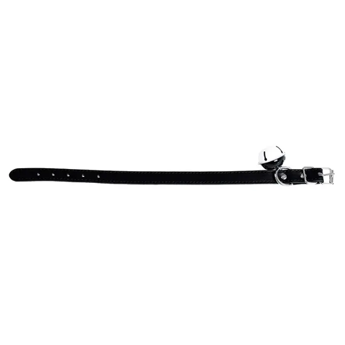 Collar with Bell PU-Leather Foto 8