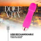 Dolce Vita Three vibratorius – 12.2 cm (4.8″) – rožinis — Nuotrauka 4