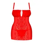 Obsessive Blossmina Chemise – Red – 6XL/7XL — Photo 3