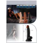 LoveToy Real Extreme Dildo – realistiškas dildo – PVC – kūno spalvos – 19,0 cm — Nuotrauka 7