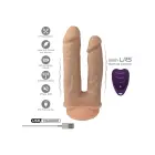 Silex-D Vibrating Double Penetration Dildo – 20 cm (8″) – Skin — Photo 6