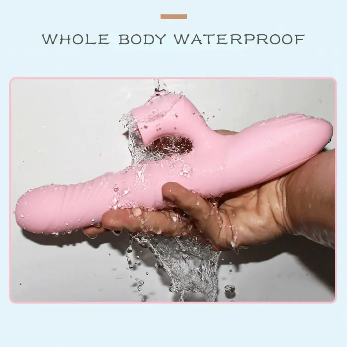 Wibrator-Fanny USB vibrators – rozā Foto 12