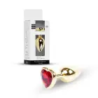 Jewellery Gold анальная пробка в форме сердца – 7 cm (2.8″) – Красный — Фото 9