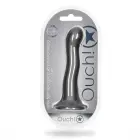 Itin minkštas išlenktas G taško dildo – 17 cm (7″) – Pilkas — Nuotrauka 1
