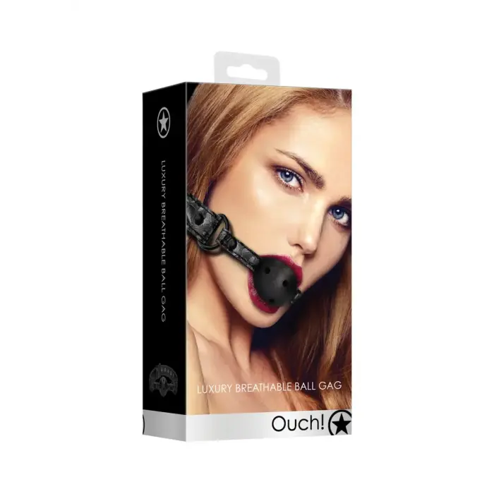 OUCH! Breathable Ball Gag – Black