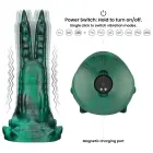 Savage Charm Double-Claw vibruojantis dildo – 19 cm (7.5″) – Spalvotas — Nuotrauka 2