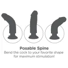 King Cock realistiškas penio vibratorius su sėklidėmis – 20.5 cm (8″) — Nuotrauka 6