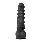 Dragon Monster Vibrating Dildo – 23+ cm – Black — Photo 5