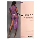 Be Wicked All Night Long võrkbodi – lilla – One size — Foto 5