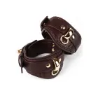 Taboom Cocoaelle – плетёные манжеты на щиколотки из веганской кожи – какао — Фото 5
