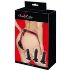 Bad Kitty Strap-on josta ar 3 silikona dildo – Regulējama — Foto 14