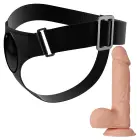 PRETTY LOVE Jerry strap-on dildo – 19.3 cm (7.6″) – miesas krāsa — Foto 5