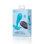 B-Vibe Prostate-Stimulating SnugPlug Anal Plug – S – Blue — Photo 3