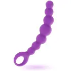 Intense Max elastīga silikona anālo bumbiņu ķēde – 18.5 cm – Violets — Foto 3