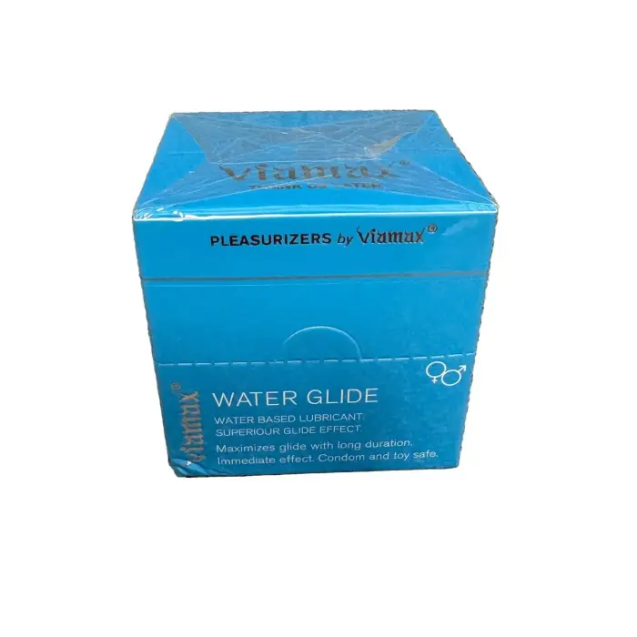 Viamax Water Glide Water-based Lubricant – 20 x 3 ml Sample Pack