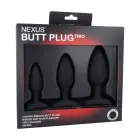 Nexus Trio Silicone Plug Set – Black — Photo 2