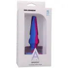 A-Play Groovy Silicone Anal Plug – 12 cm (5″) – Multicolored — Photo 2