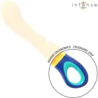 INTENSE Shaggy kumer G-punkti vibraator – 19 cm (7.5″) – kollane — Foto 4