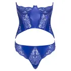 Cottelli Lingerie zils korsetes komplekts bez lencēm – S – zils — Foto 6