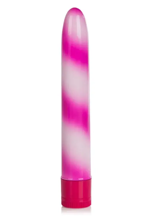 Candy Cane вибратор – 15.2 cm (6″) – розовый