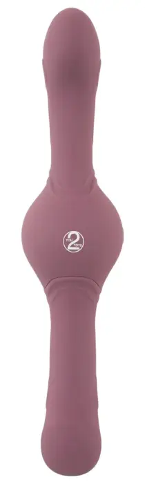 Turbo Shaker Double Lover vibrators – 30 cm – rozā Foto 3